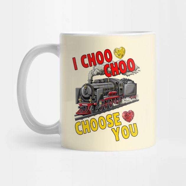 I Choo Choo Choose You - Happy Valentines Day Train Meme by Pharaoh Shop